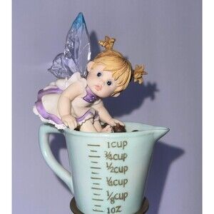 My Little Kitchen Fairies "Chocolate Chip Fairie” Enesco # 4005702 Very Good